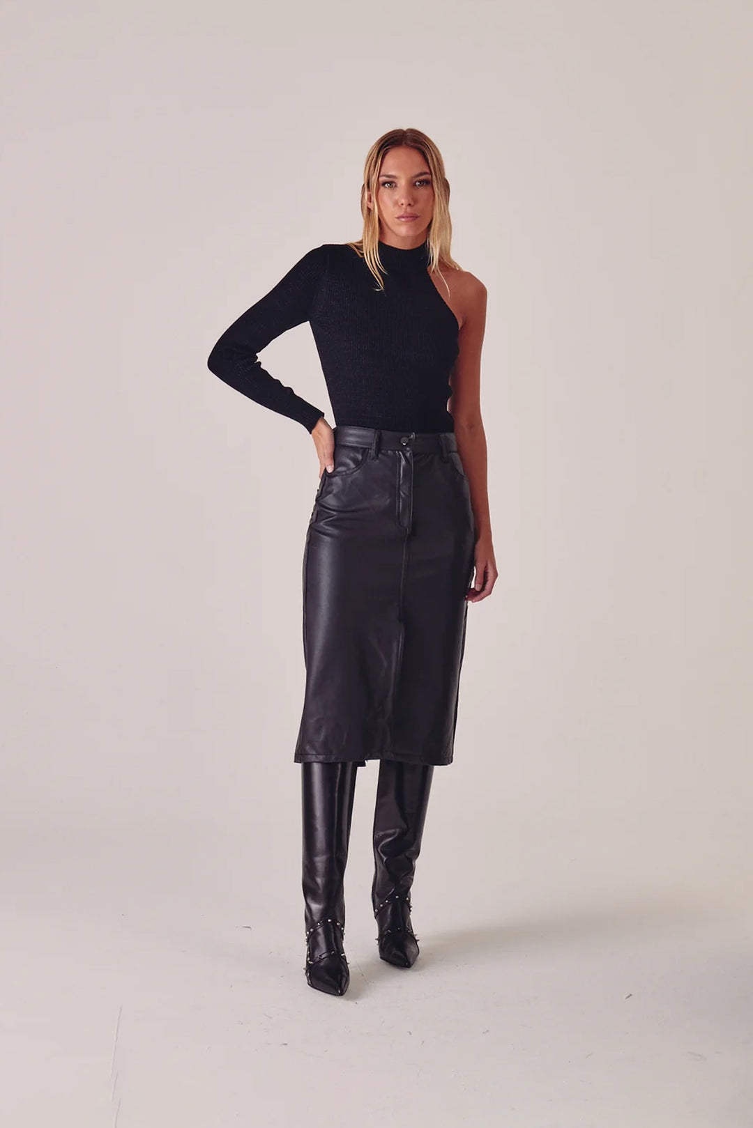 Top Solomun Negro lurex