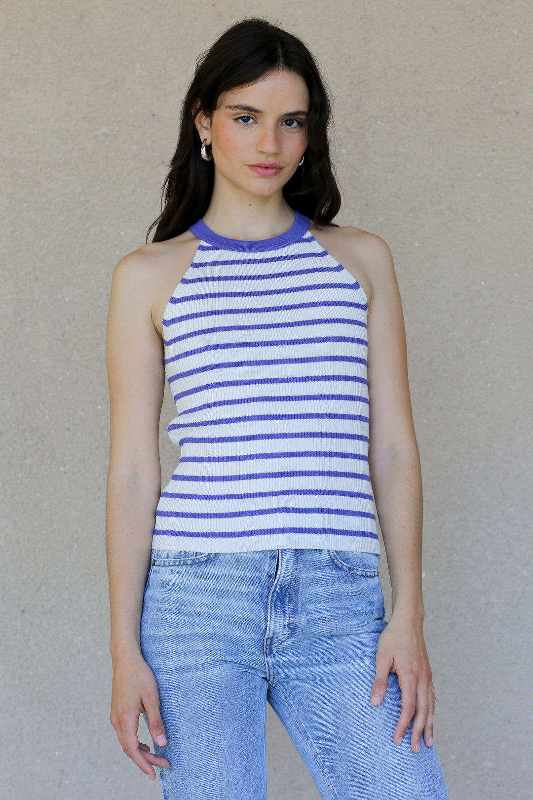 Top Deep Lila
