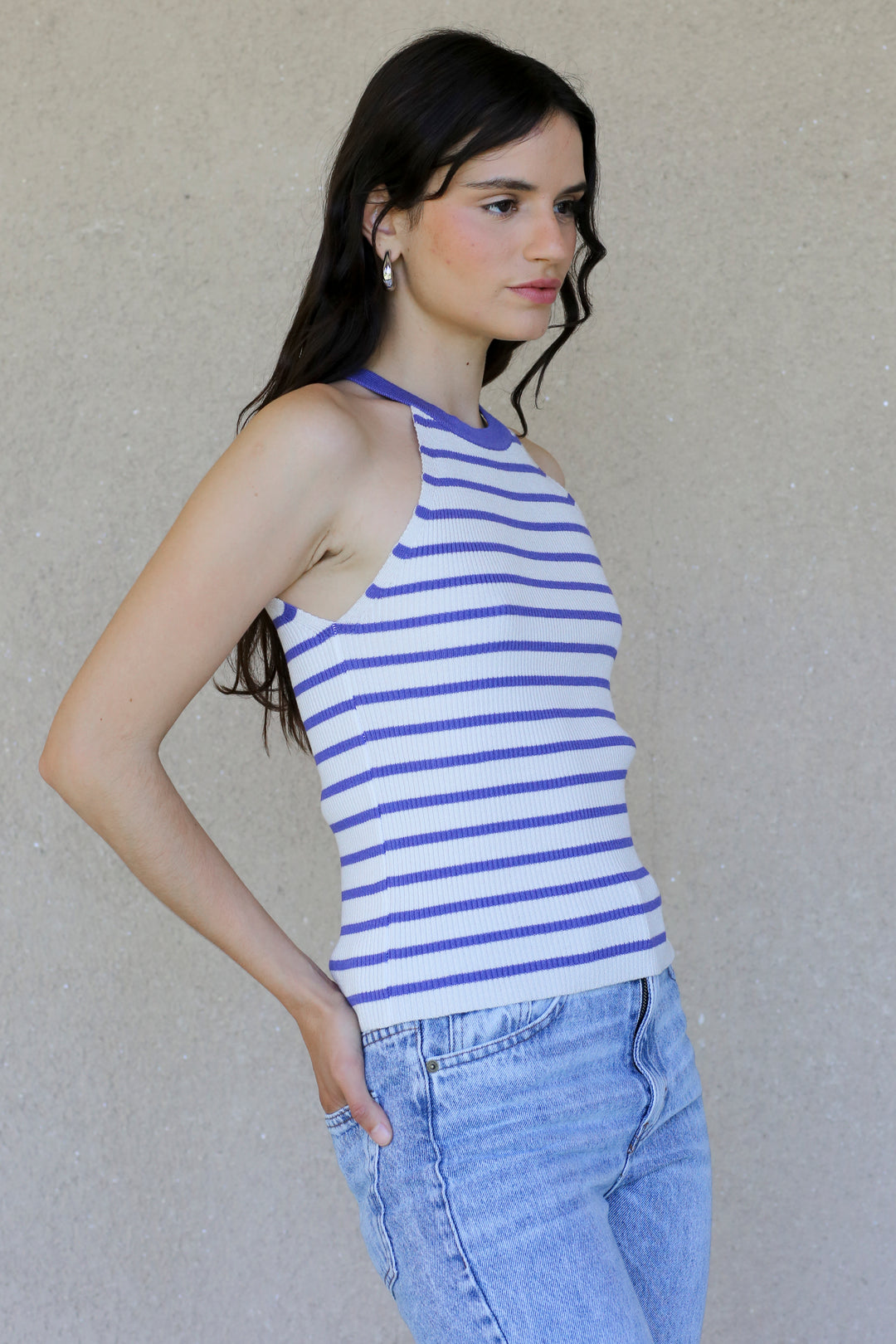 Top Deep Lila