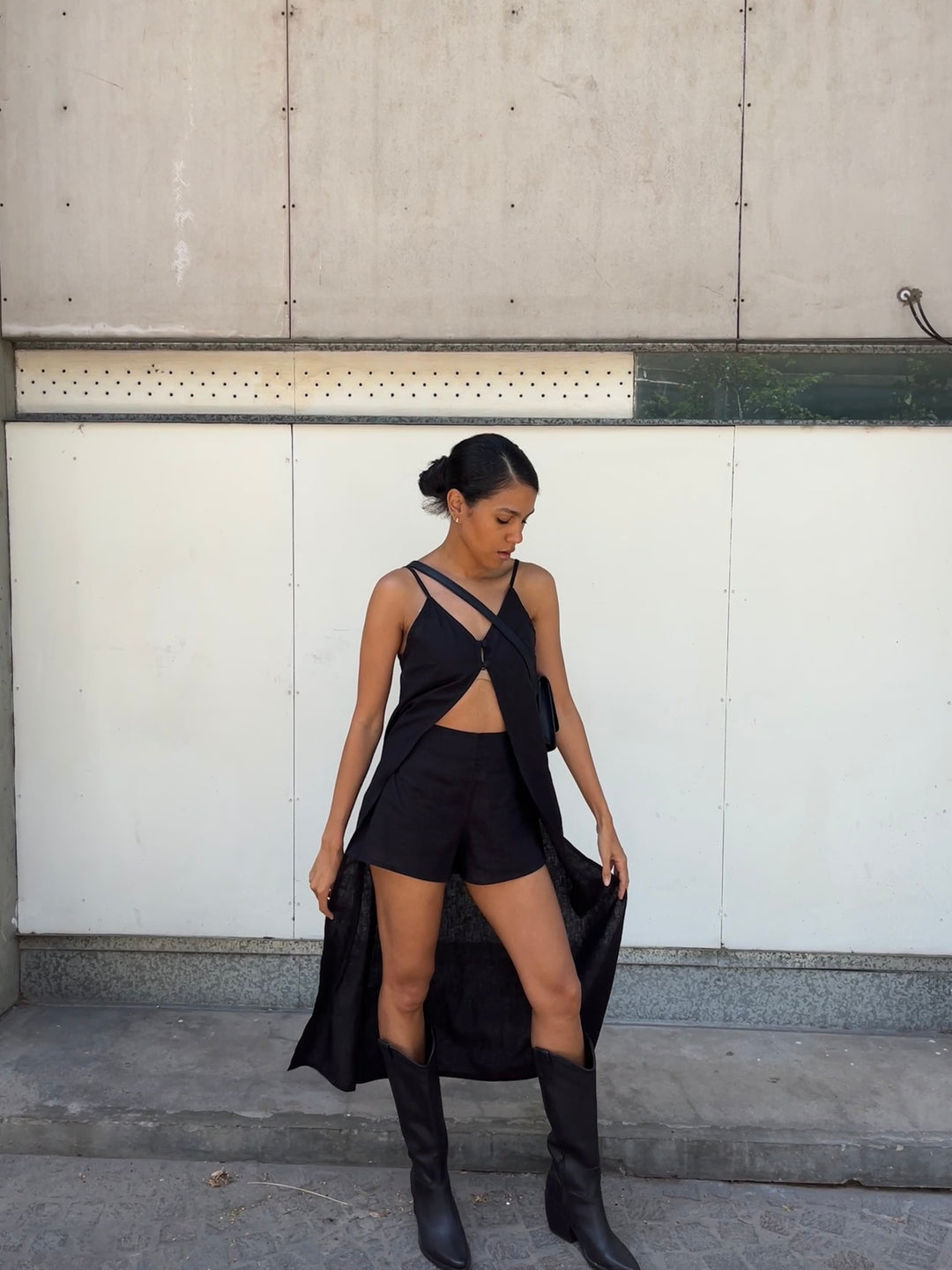 Vestido Fresco Negro