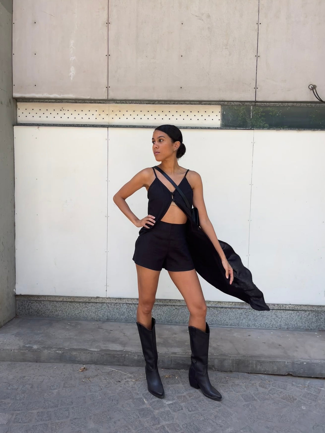 Vestido Fresco Negro