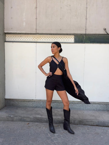 Vestido Fresco Negro