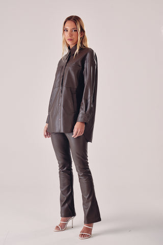 Camisaco Zeppelin Marron