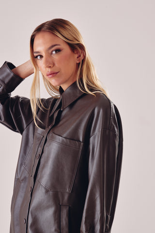 Camisaco Zeppelin Marron