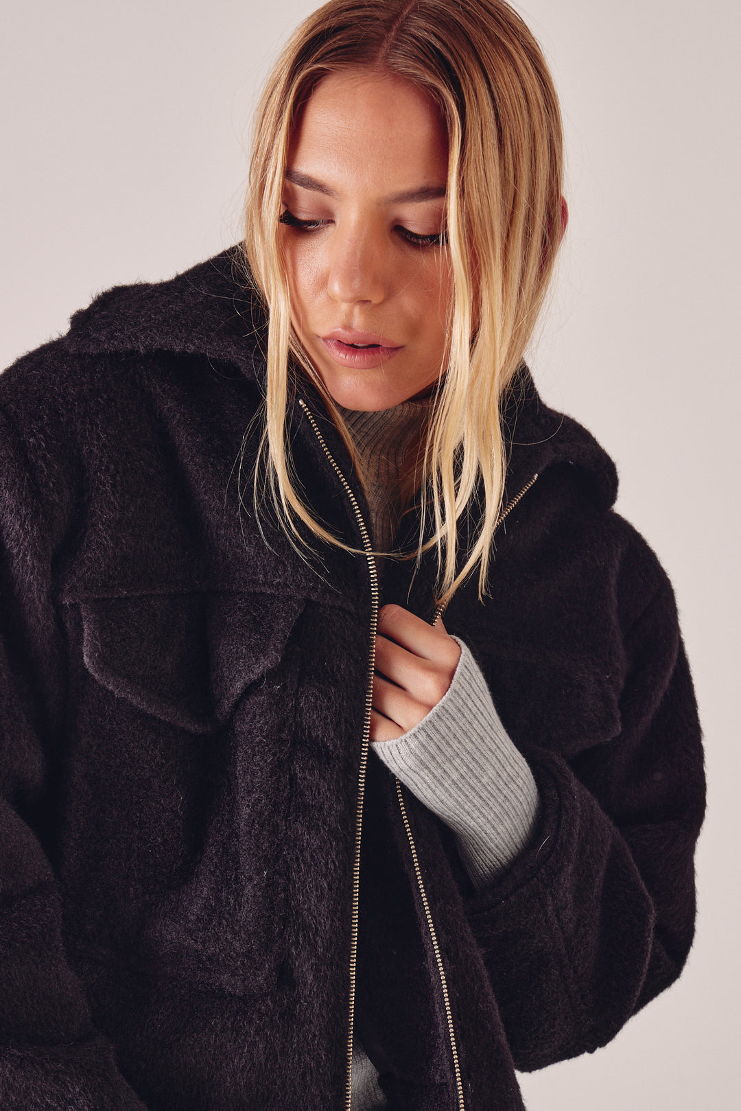 Campera Woodstock Negro