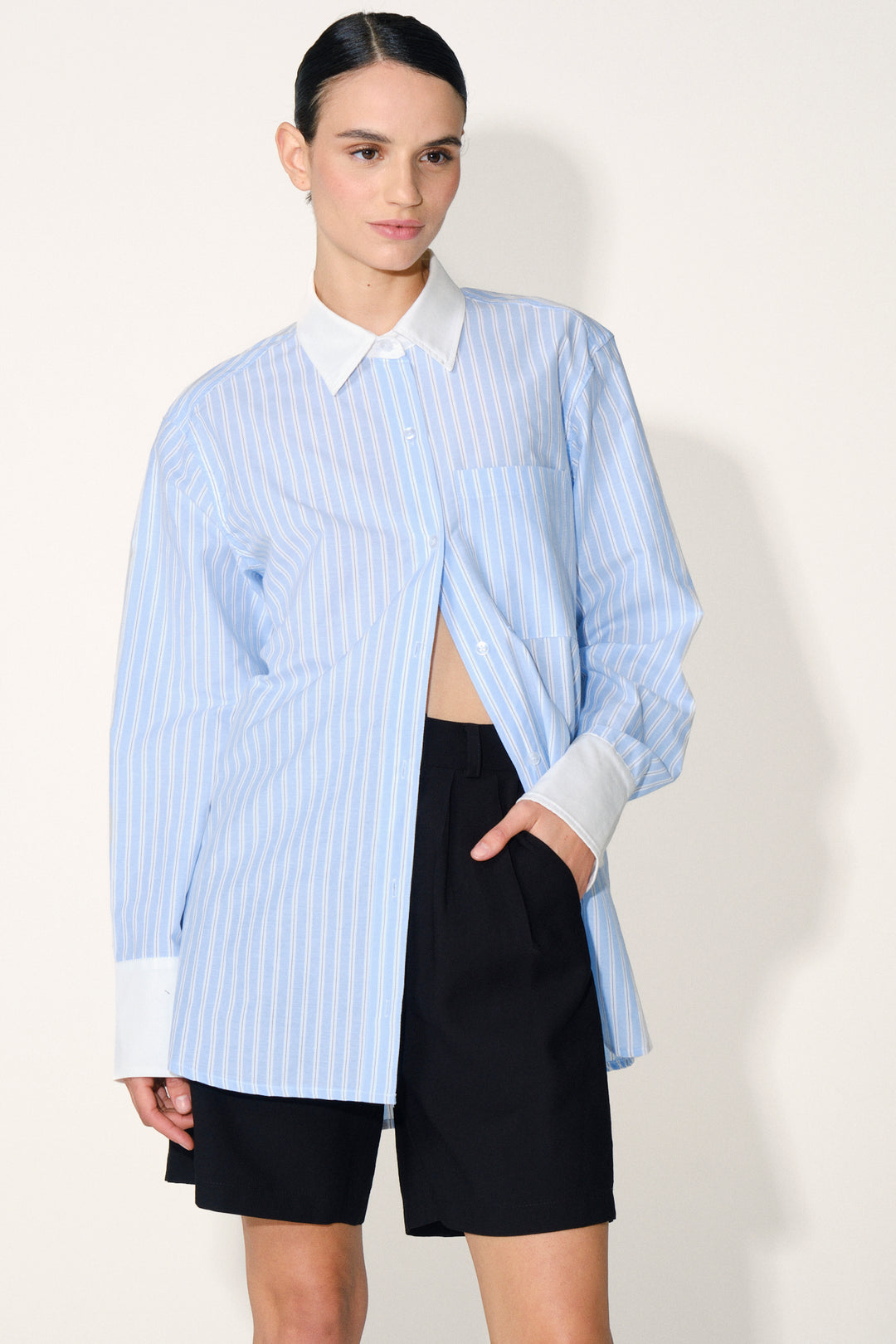 Camisa Munar Celeste