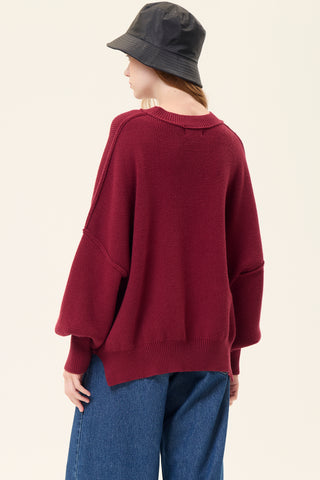 Sweater Hat Bordo