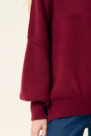Sweater Hat Bordo