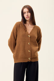 Cardigan Poema Marrón