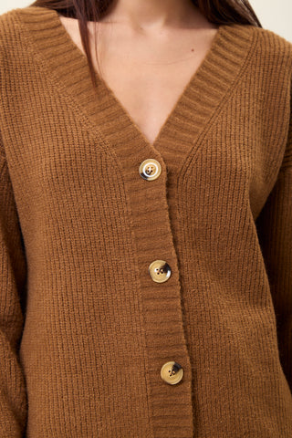 Cardigan Poema Marrón