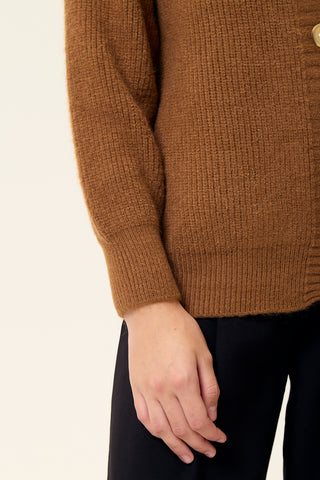 Cardigan Poema Marrón