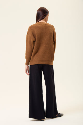 Cardigan Poema Marrón