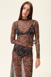 Polera Placer Animal Print