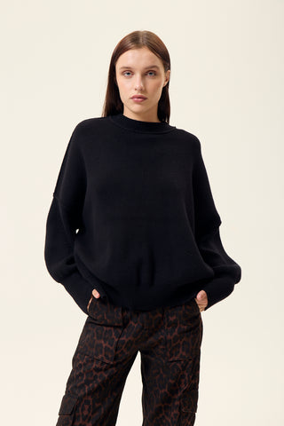 Sweater Hat Negro