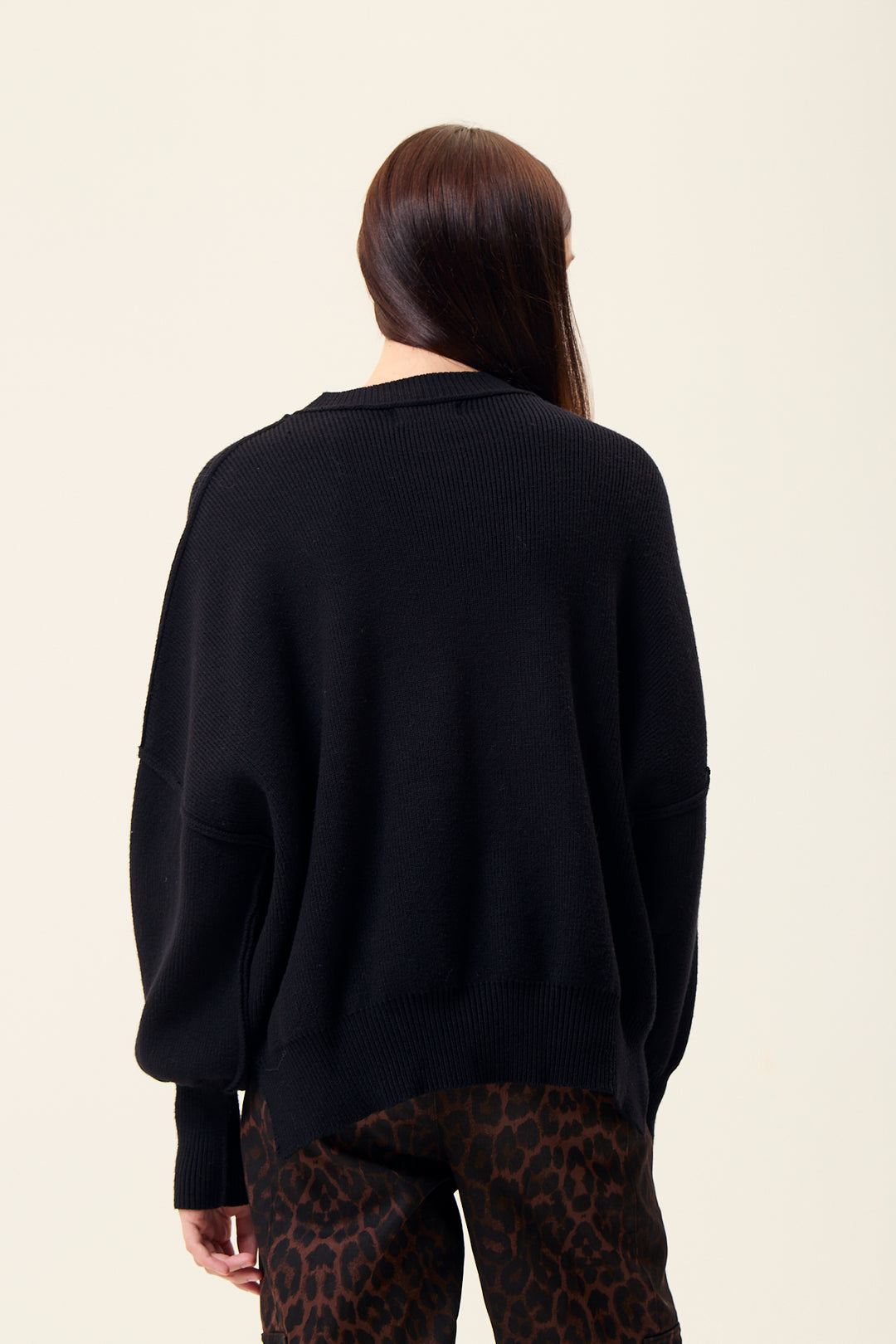 Sweater Hat Negro