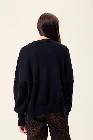 Sweater Hat Negro