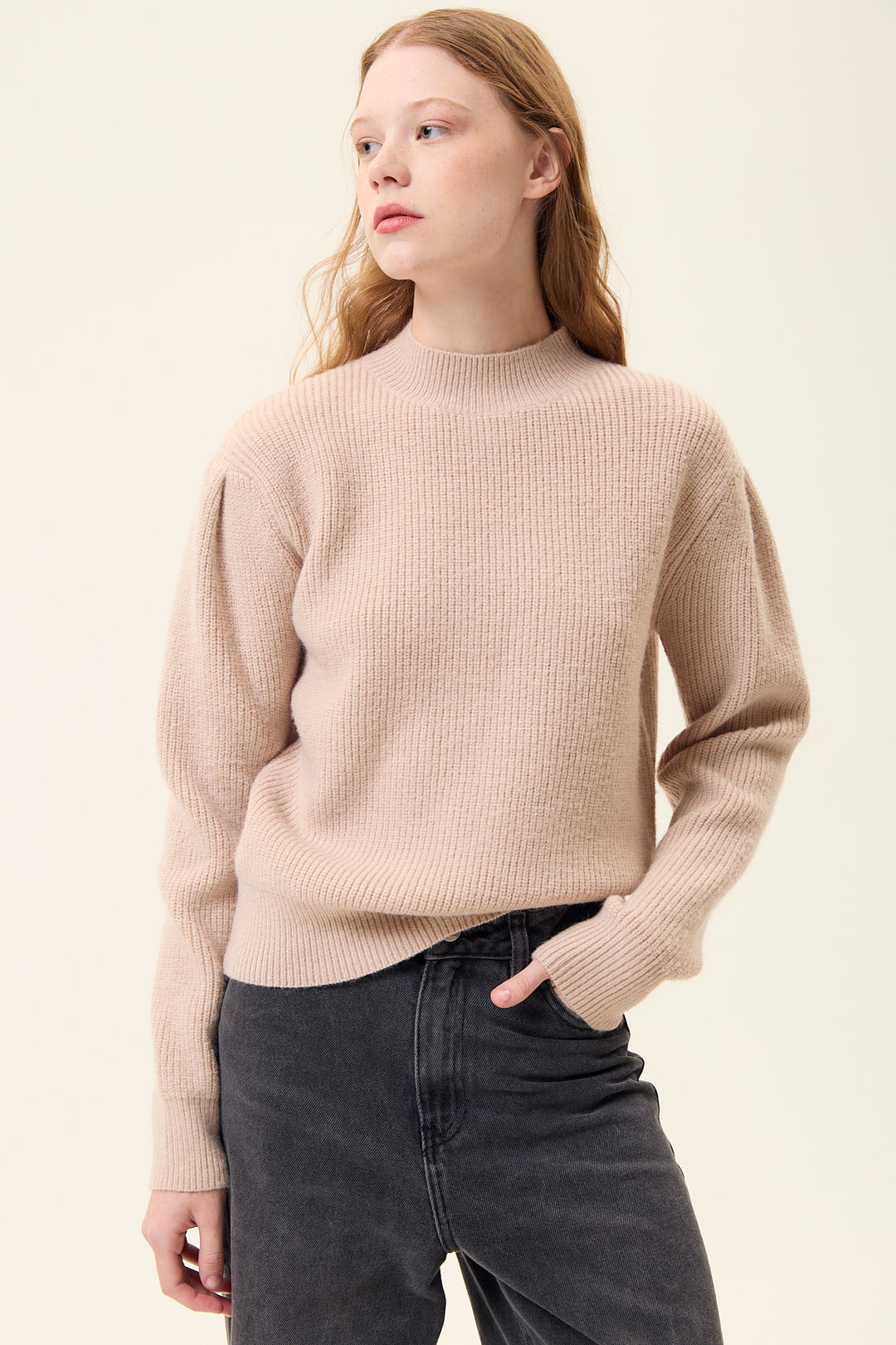 Sweater Boot Beige