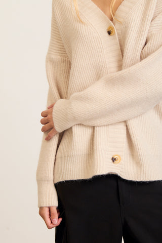 Cardigan Poema Crudo