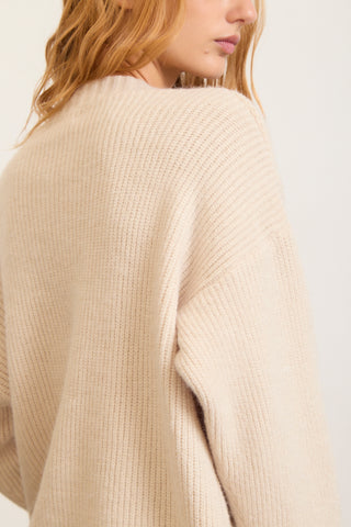 Cardigan Poema Crudo