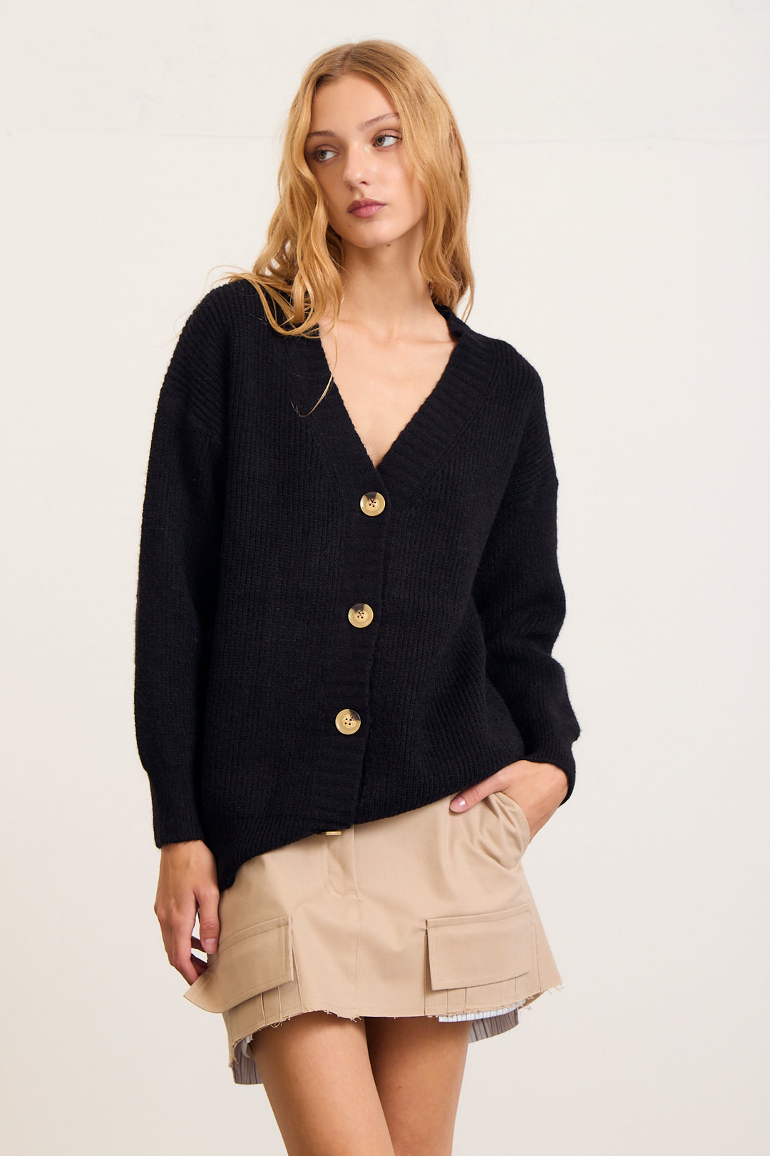 Cardigan Poema Negro