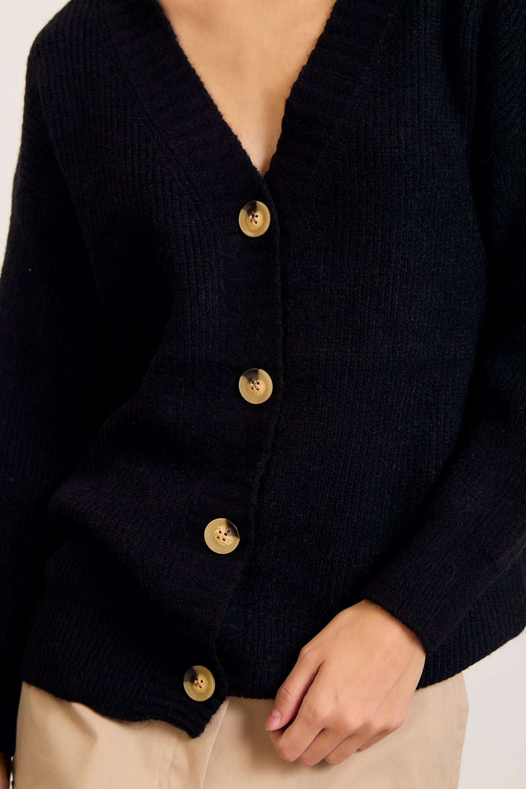 Cardigan Poema Negro