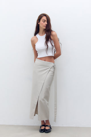Falda Pleasure Gris