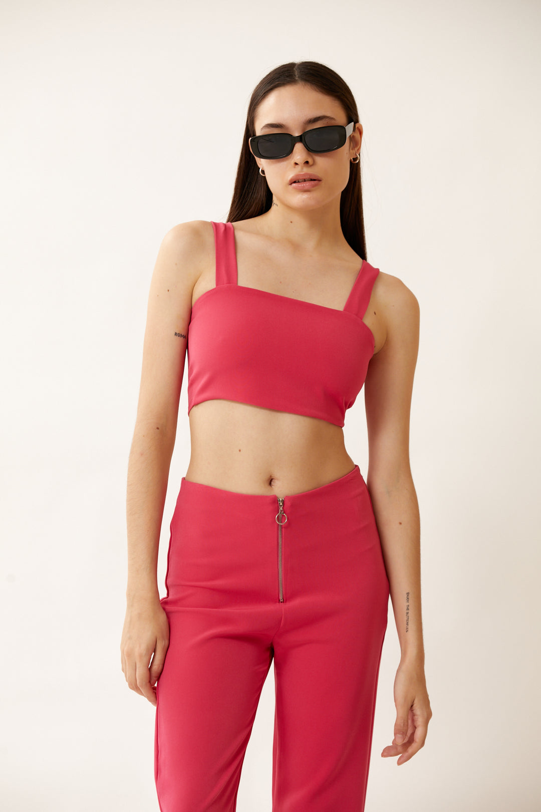 Top Enebro Fucsia