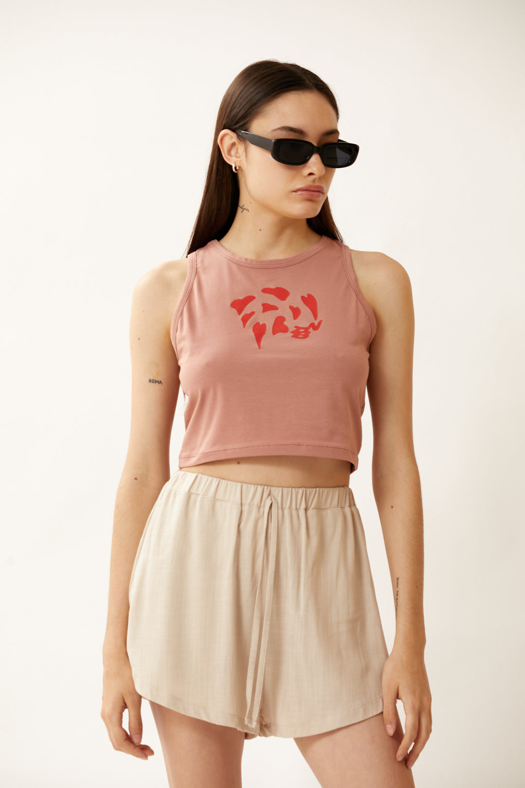 Top Hearts Rosa