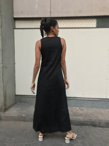 Vestido Tulips Negro