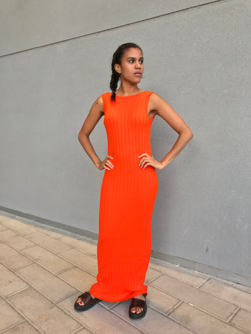Vestido Die Naranja
