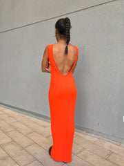 Vestido Die Naranja