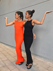 Vestido Die Naranja