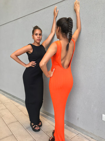 Vestido Die Naranja